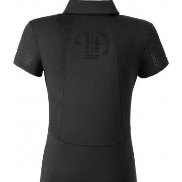 Pikeur Women's Polo Shirt Tasha Short Sleeve Equestrian Horse Black Size 38 - Picture 13 of 16